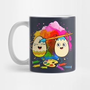 Easter Eggs Painting Funny Cute Humor Mug